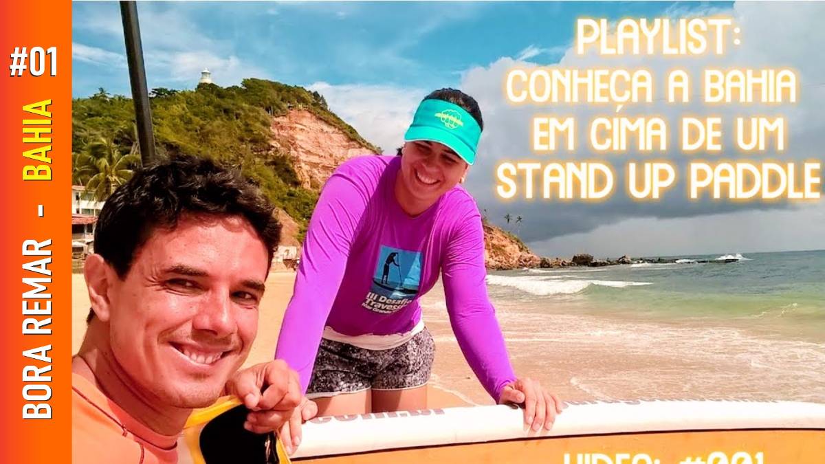 #01 Bahia de STAND UP PADDLE – HOJE na Praia da preguiça até Farol da Barra