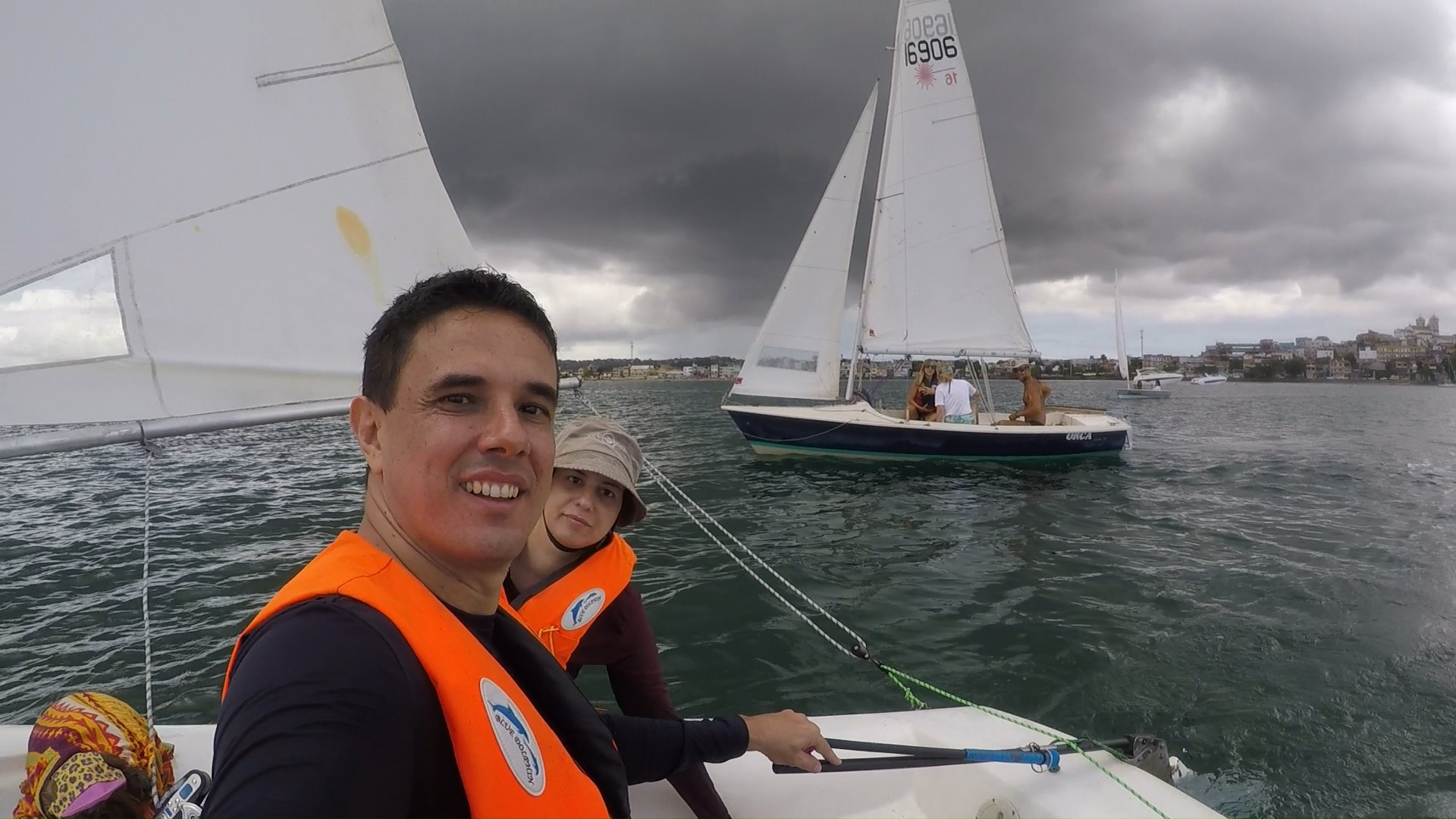 Velejando Em Salvador e Comendo uma Bicuda em Itacaranha