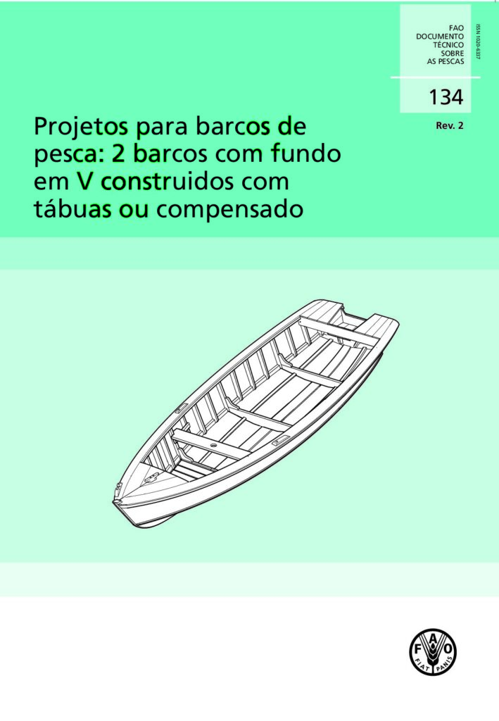 Projeto de barco de pesca