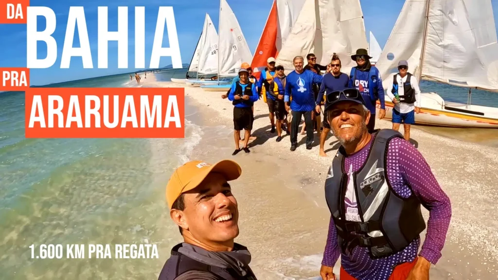 viajando para araruama para velejar