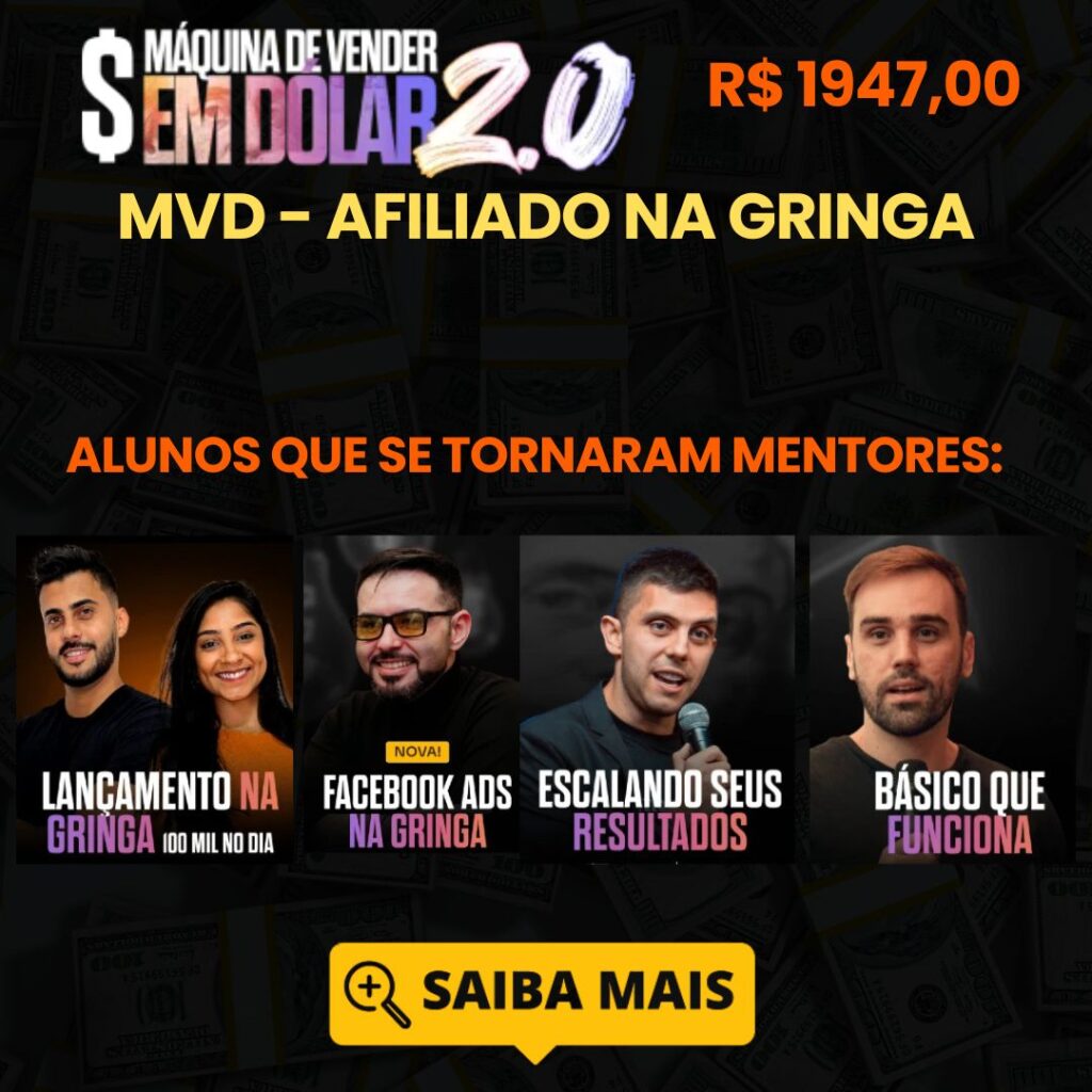 MVD CAIO CALDERARO afiliado na gringa