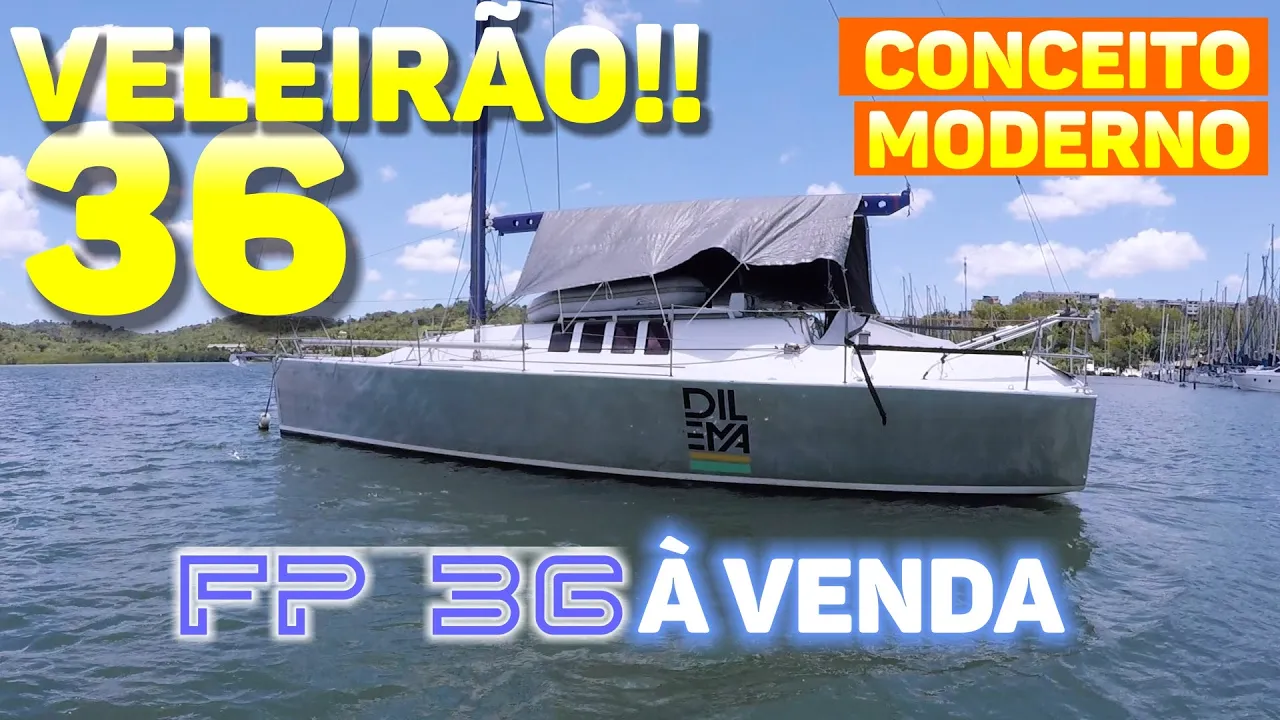 FP Veleiro 36 à Venda: Inovação e Conforto no Projeto de Fernando Peixoto