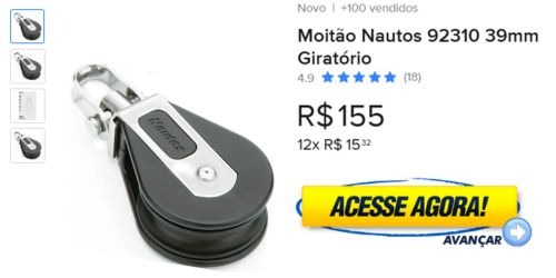 Moitão Nautos 92310 39mm Giratório