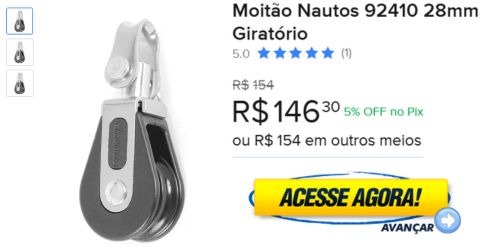 Moitão Nautos 92410 28mm Giratório