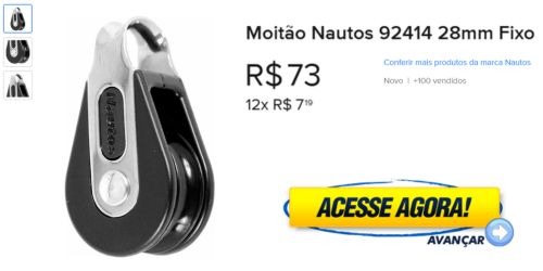 Moitão Nautos 92414 28mm Fixo