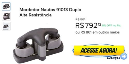 Mordedor Nautos 91013 Duplo Alta Resistência