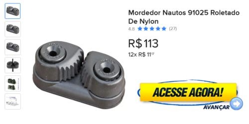 Mordedor Nautos 91025 Roletado De Nylon