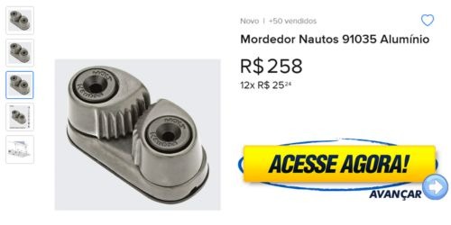 Mordedor Nautos 91035 Alumínio