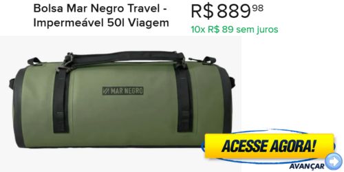 bolsa mar negro impermeavel
