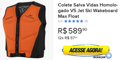 colete salva vidas