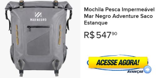 mochila pesca impermeavel